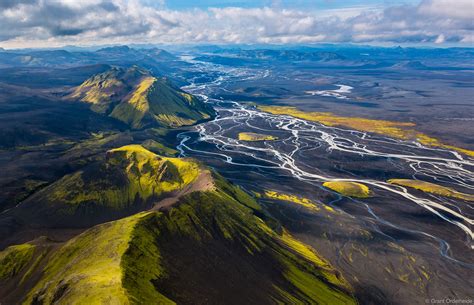 River Deltas And Mountains Southern Iceland Grant Ordelheide