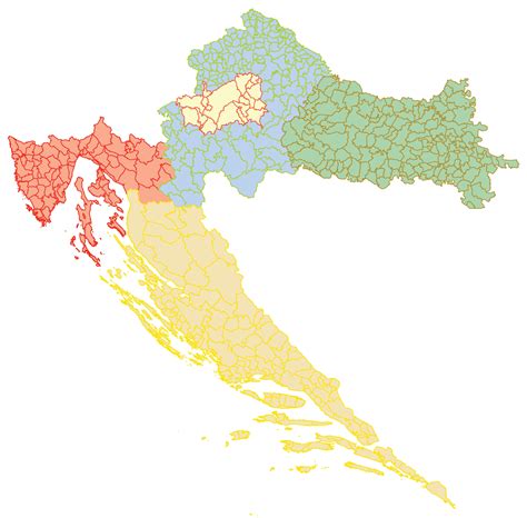 Slavonija Karta Karta