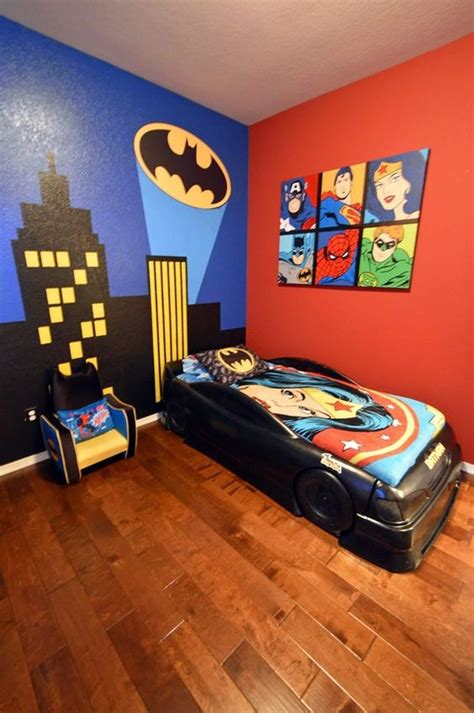 Our baby gifts and gear include clothes, wallpaper, furniture. 60 Cool Superhero Themed Room and Decoration Design https ...