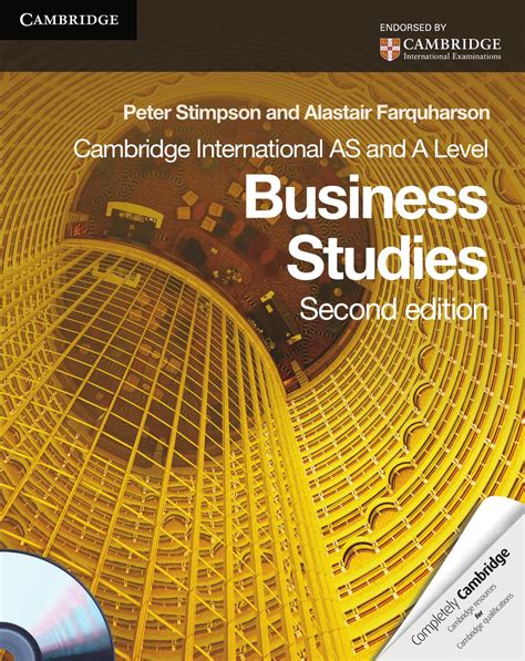 Cambridge International As And A Level Business Studies Coursebook
