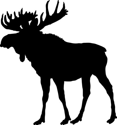Clipart Moose Silhouette