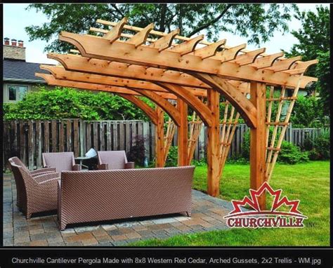 Unique Cantilevered Wooden Pergola Design No 2 12 Beautiful DIY