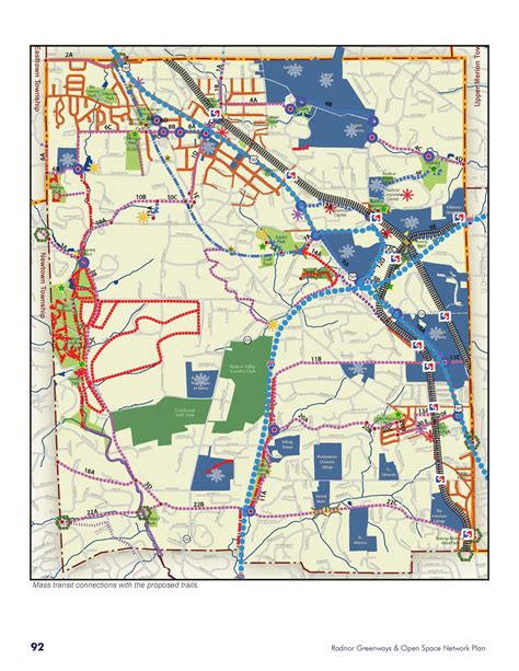 Radnor Greenways And Open Space Network Plan Radnor Pa