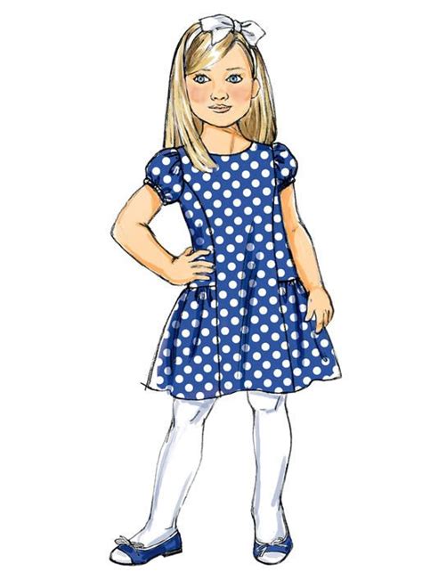 B6162 Childrens Fashion Illustration Children Fashion Sketch