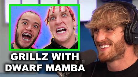 Logan Paul Regrets Getting Grillz With Dwarf Mamba Youtube