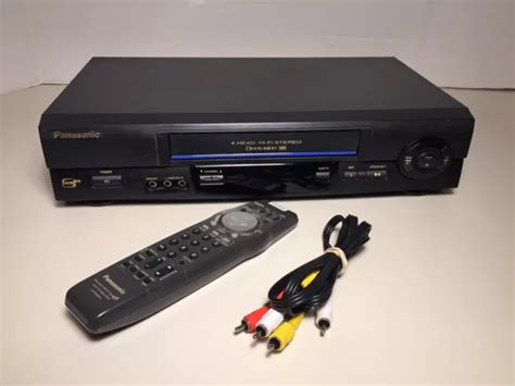 Panasonic Pv V Vcr Head Hifi Vhs Recorder Player With Remote