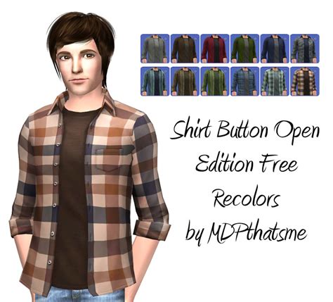 Mdpthatsme This Is For Sims 2 Men Edition Free Recolors A