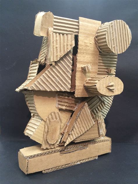 Cardboard Armature Cardboard Sculpture D Art Projects Paper Sculpture My Xxx Hot Girl
