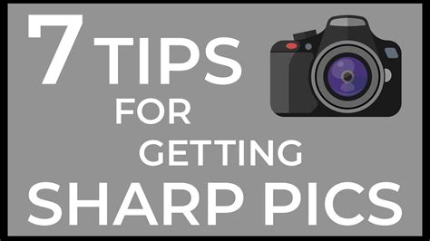 7 Tips To Get Sharper Photos Youtube