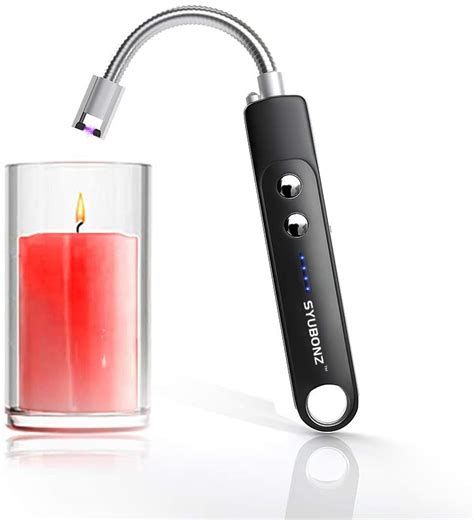 Candle Lighter 360° Flexible Arc Long Lighter With Led Flashlight Usb