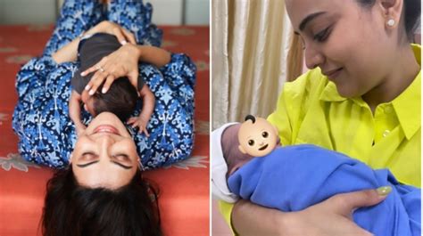 kajal agarwal shares first pic of son neil kitchlu on mother s day see here movies news