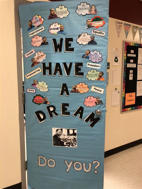 Black History Month Door Decorating Martin Luther King Jr We Have A