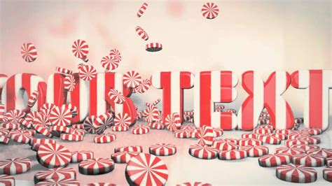 Candy Rain Text Intro Free Template Cinema 4d Youtube