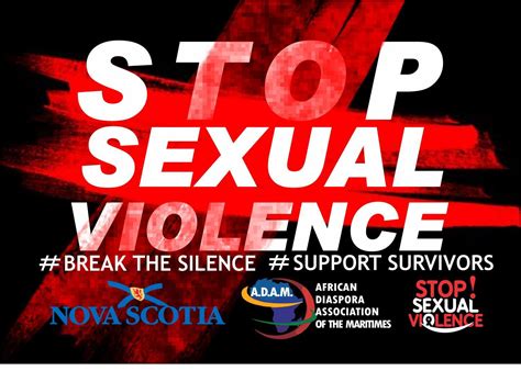 break the silence on sexual violence