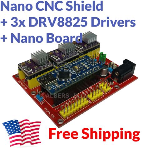 Business And Industrial Arduino Nano Cnc Shield 3 Axis A4988 Complete