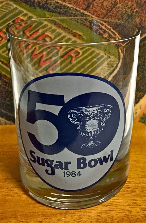 Vintage Collectible 50th Anniversary 1984 New Orleans Sugar Bowl