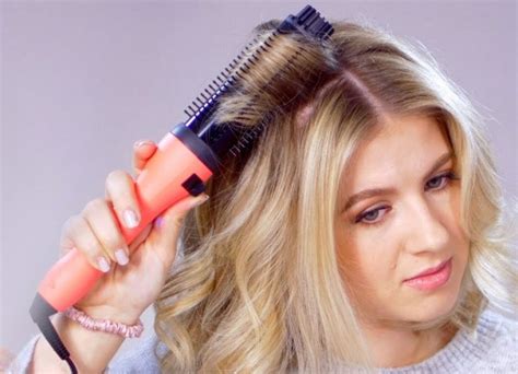 Simple Steps To Using A Hot Curling Brush Hot Styling Tool Guide