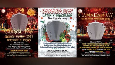 canada day boat parties vancouver 2023 things to do canada day listed
