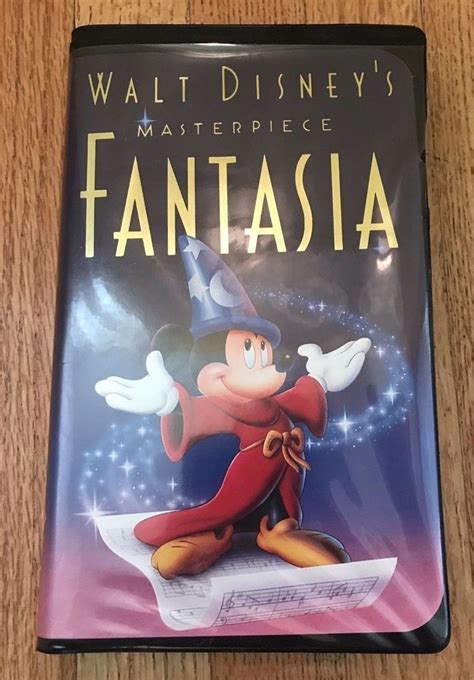 Rare Fantasia Walt Disney Vhs Original Masterpiece Collection 1132