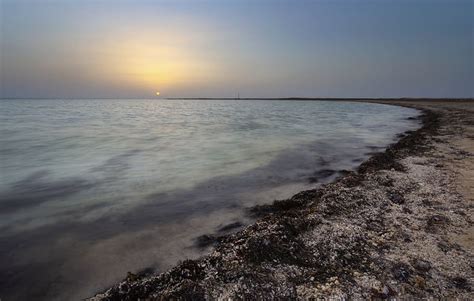 3440x1440px Free Download Hd Wallpaper Seascape Doha Qatar Gulf
