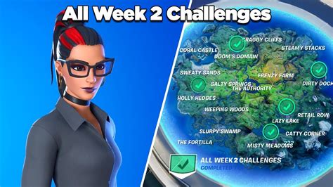 Fortnite All Week 2 Challenges Guide Fortnite Chapter 2 Season 4
