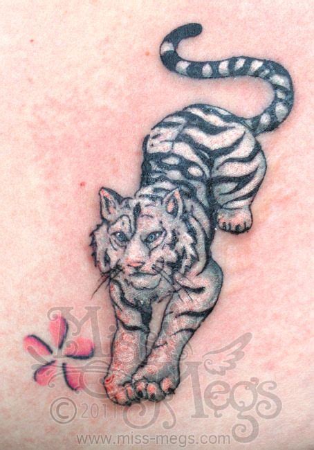 Feminine Tiger Tattoos White Tiger Tattoo By Miss Megs Things I