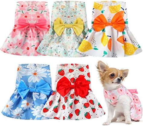 Ooeoo Dog Cat Bow Tutu Dress Lace Skirt Pet Puppy Dog Clothes Costume