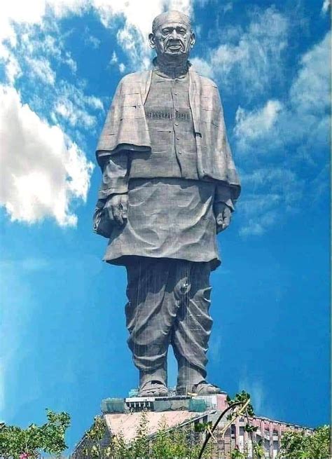 So Far In Space Now On The Land Statue Of Unity The Worlds Largest