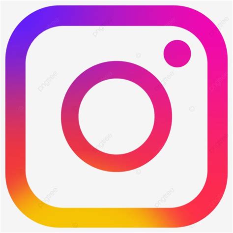The Instagram Icon Is Shown In Pink Yellow And Blue Colors With An