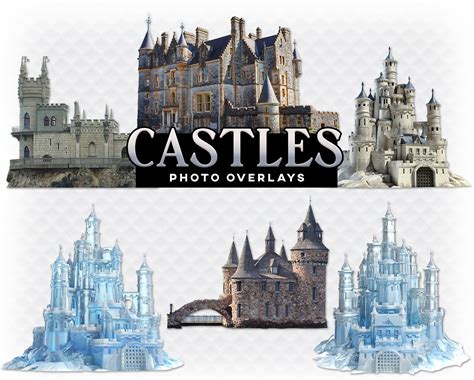 Castles Overlay Photoshop Overlays For Photoshop Digital Etsy Canada