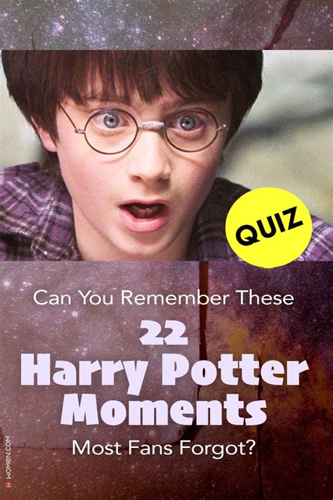 Quiz Can You Remember These 22 Harry Potter Moments Most Fans Forgot