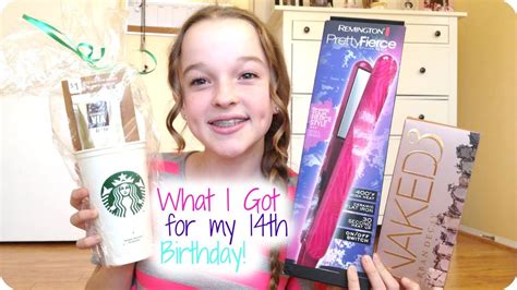 Oooo or even cook/ bake something. What I Got for my 14th Birthday! - YouTube