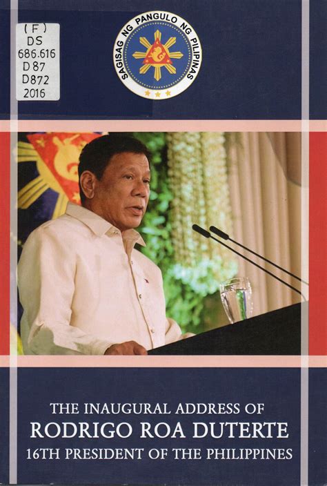 the inaugural address of rodrigo roa duterte 16th president of the philippines new