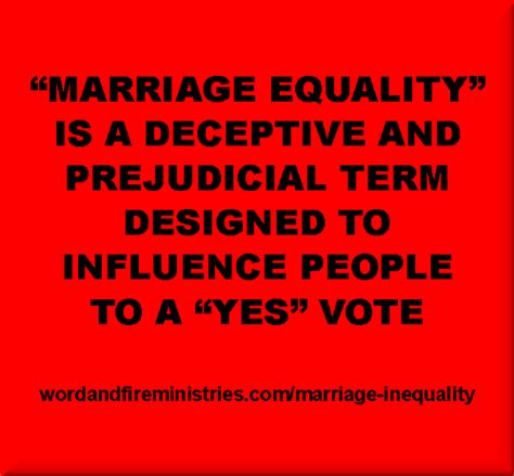 Marriage Inequality Word And Fire Ministries
