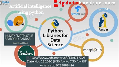 Do Data Analysis Using Numpy Pandas Seaborn Matplotlib Scikit Learn