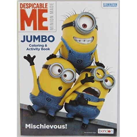 Minions Despicable Me Jumbo Coloring And Activity Book