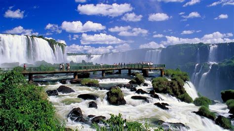 Iguazu Falls In South America The Largest In The World Youtube