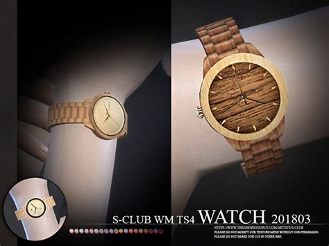Sims 4 Cc Wrist Watches For Guys And Girls Fandomspot