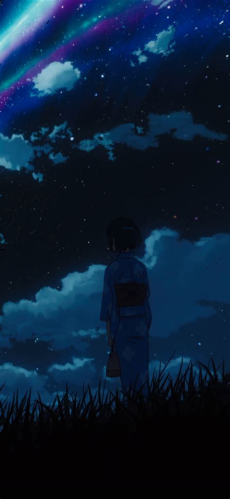 Dark Blue Aesthetic Wallpaper Anime Anime Wallpapers Background
