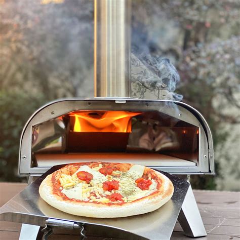 Big Horn Pizza Oven Wood Pellet Grill Wood Bbq Pizza Maker Portable