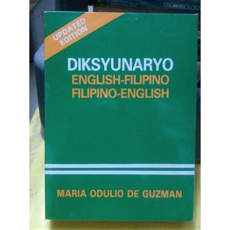 Diksyunaryo English Filipino Filipino English Shopee Philippines
