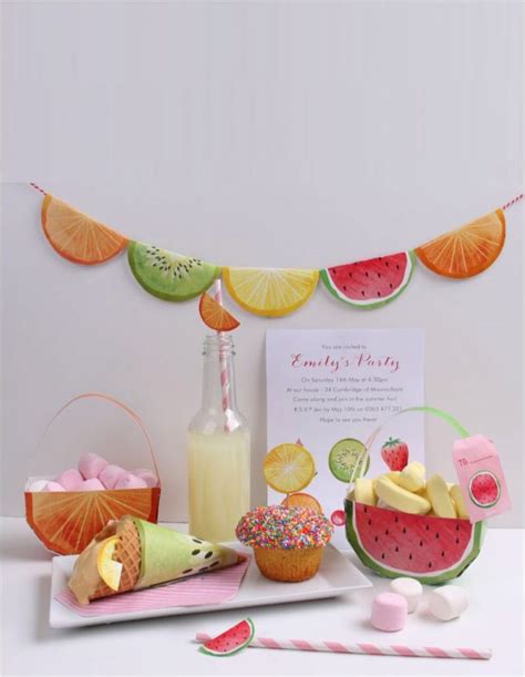 8 Fruity Party Ideas To Make This Summer Petit And Small