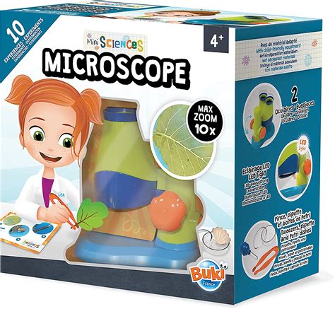 Buki Toys Buki My First Binocular Microscope Preschool Educational Toll