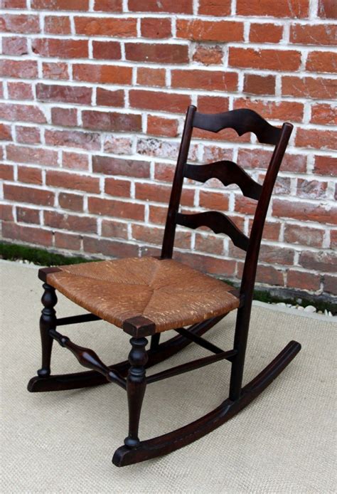The kennedy rocking chair is a classic. Mahogany Low Rush Seated Rocking Chair | 259409 ...