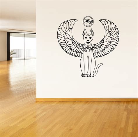 Home And Living Ancient Egypt Pyramid Pharaohs Egyptian Symbols Wall Sticker Vinyl Decal Mural Art