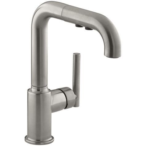For every sink size and design, you can be sure there is a kohler faucet that will complement it perfectly. Kohler K-7506-VS Purist Single Handle Kitchen | Build.com ...