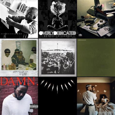 Favourite Kendrick Lamar Album Cover Kendricklamar