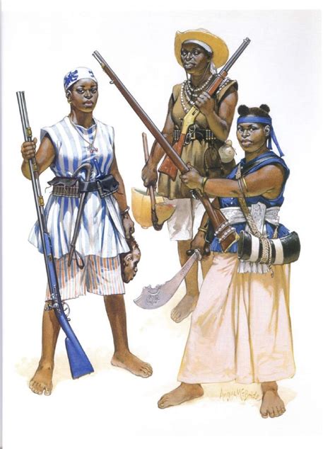 Gunpowder Armies Dahomey Amazons African Warrior
