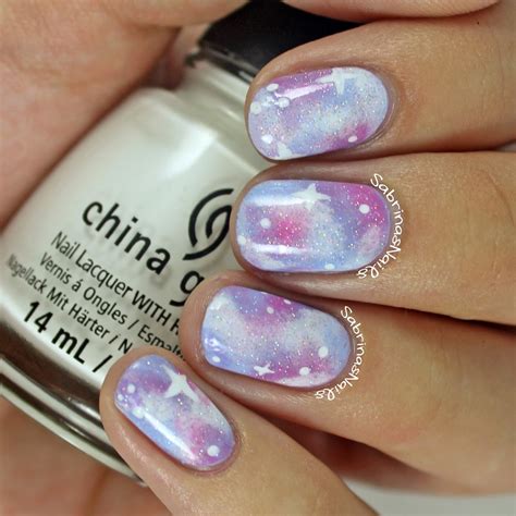 Pastel Galaxy Nails