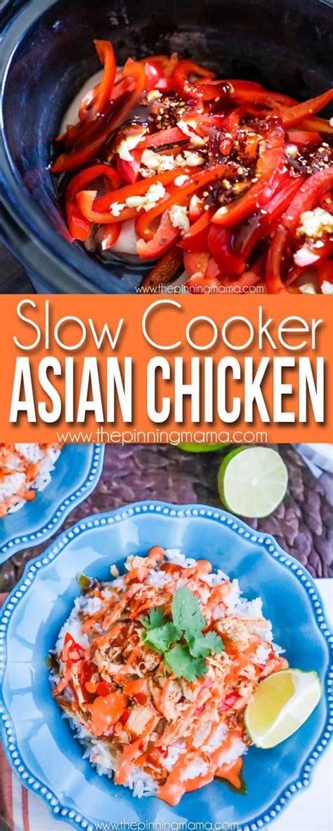 Crock Pot Asian Chicken Recipe • The Pinning Mama